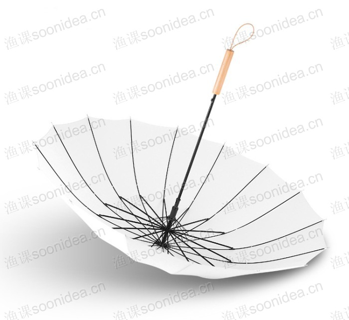 Beautiful Princess Straight Umbrella